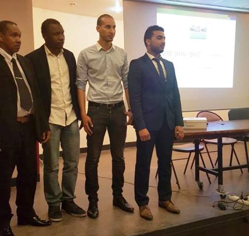 بعض المشاركين في الجمعية العمومية لجمعية الشباب الموريتاني في فرنسا