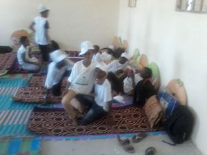 احدى غرف المخيمين من التلاميذ المتفوقين بموريتانيا(تصوير الأخبار)